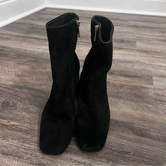 Sam Edelman Women's Codie Booties Black Suede 8 Medium US 🔥 - Picture 3 of 7